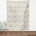 thumbnail image 4 of Botanical Sofa Upholstery Fabric by the Yard, Composition of Fantasy World Nature Elements Flower Petals Birds, Decorative Fabric for DIY and Home Accents, Mustard Blue Burnt Sienna by Ambesonne, 4 of 5