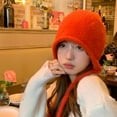 thumbnail image 4 of LinYooLi Bonnet Mignon Y2K pour Femmes, Chaud et Moelleux, Bonnet Japonais Coloré Kawaii avec Protection des Oreilles, 4 of 7