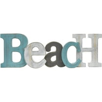 Wooden Beach Signs Rustic Wood Letters Wood Word Beach Decor Decorative Wood Letters Wood Letters for Wall Freestanding Wooden Letters Table Top Wooden Signs Wall Hanging Decor Wood Word Cutouts