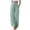 Light Green, variant on QTSHPN Women's Wide Leg Pants High Waisted Fashion Drawstring Elastic Long Trousers Comfy Straight Leg with Pockets Casual Women Pants Green L