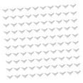 thumbnail image 1 of KLKCMS Metal Book Corner Protectors Iron Angle Protectors for Book Scrapbook Albums 100pcs Silver, 1 of 9