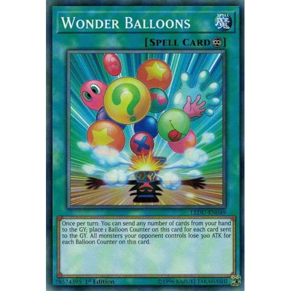 YuGiOh Legendary Duelists Common Wonder Balloons LEDU-EN049