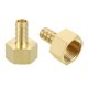 thumbnail image 1 of Conector de Manguera de Latón Uxcell, Conector de Manguera Femenino 1/2' Barb x 3/4' NPT 2, 1 of 6