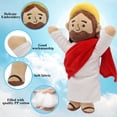 thumbnail image 4 of Bendición Y Gloria Jesús Muñeco De Peluche - Juguete Religioso Con Temática De Oración Para La Iglesia, Escuela Dominical, Navidad, Pascua, Decoración Del Hogar Y Regalos Inspiradores Pascua,, 4 of 6