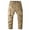 Khaki, variant on XFLWAM Mens Work Sports Cargo Pants Thin Straight Leg Trousers Business Casual Pants Lightweight Multi-Pocket Dungaree Khaki M