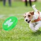 thumbnail image 4 of Disco volador suave de PU para niños, juguete interactivo de entrenamiento deportivo al aire libre para cachorros de perro (verde), 4 of 8