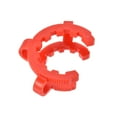 thumbnail image 3 of Uxcell Plastic Mounting Clamp Lab Joint Clip for 29/26 or 29/42 Glass Taper Joints Red 5 Pack, 3 of 5