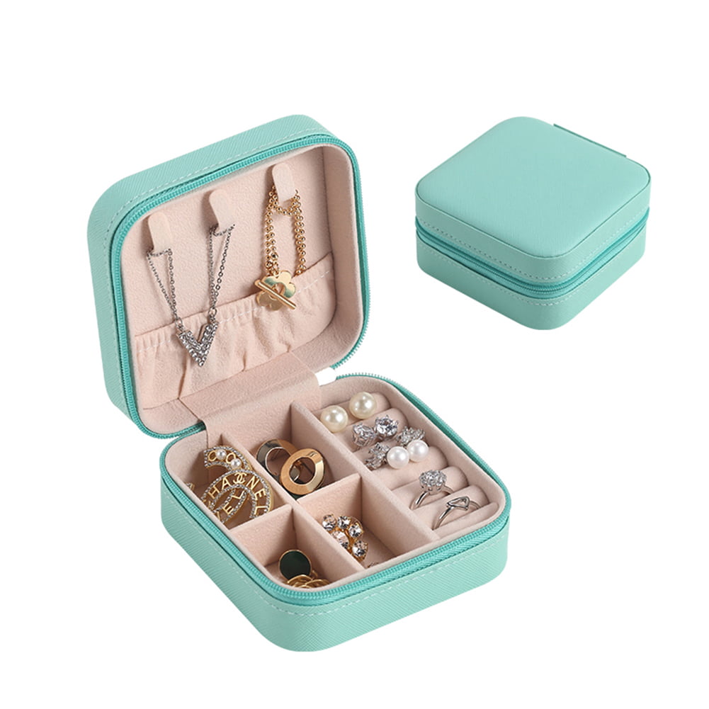 10x Velvet Heart Ring Show Display Box`Jewellery Earring Brooch Storage CasYRDE 