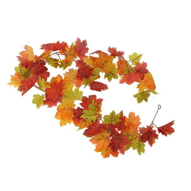 Artificial Fall Maple Garland, Vivid Easy To Match Fall Garland