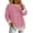 Red, variant on Womens Striped Color Block Long Sleeve Sweatshirt Crew Neck Fake Two Piece Casual Loose Fit Pullover Tunic Tops Light Blue 2XL