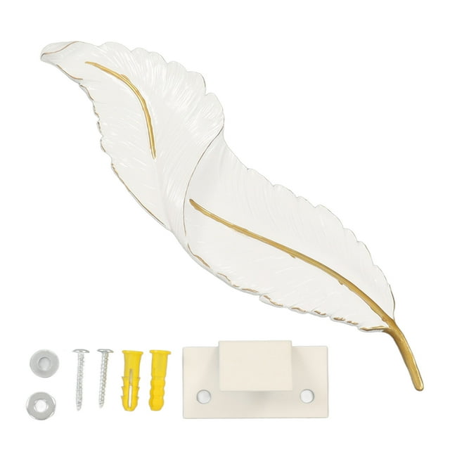 Lámpara de pared de plumas LED, iluminación de pared LED Iluminación de pared LED de plumas moderna Lámpara de pared de plumas creativa Solución innovadora