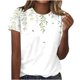 thumbnail image 2 of Fiudx Camisetas para Mujer Camiseta de Manga Corta con Cuello Redondo y Estampado Retro para Mujer, 2 of 4