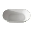 thumbnail image 3 of Harlen White High-gloss  Center Drain Acrylic Free-standing Tub, 3 of 7