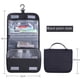 thumbnail image 3 of Bolsa de artículos de tocador para hombres, bolsa de almacenamiento de viaje portátil, gran capacidad, impermeable, plegable, bolsa de cosméticos con separación de artículos húmedos y secos, 3 of 4