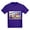 Purple, variant on - Cedar Point Ohio Greetings (Front) Kids Dark T Shi - Dark T-Shirt Kids XS-XL