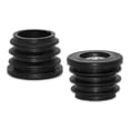 thumbnail image 3 of Flyshop 4 PCS Round M8 Thread Plastic Adjustable Leveling Foot Tube Insert Table Chair Tube End Blanking Caps, Black, 22 mm, 7/8", 3 of 6