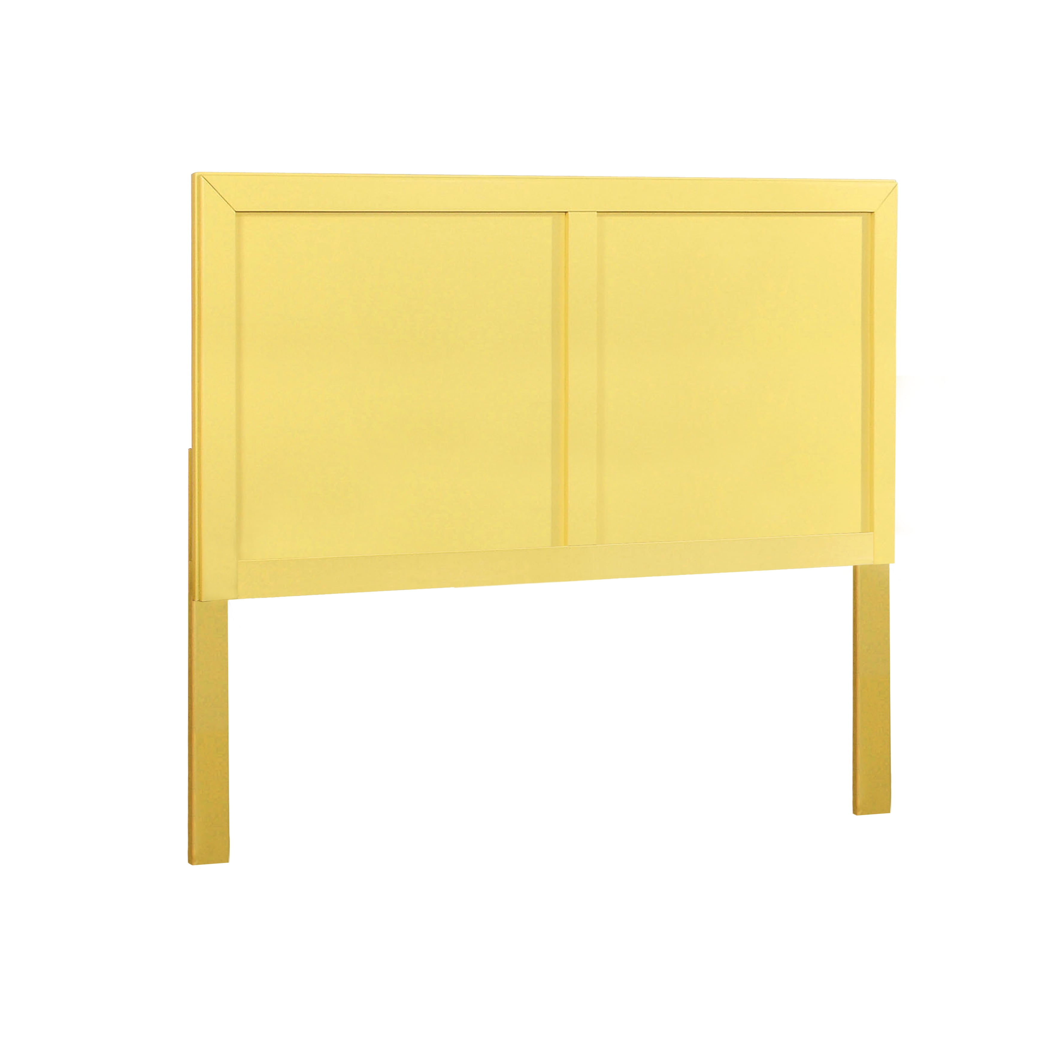 Furniture of America Belina Cottage Wood Headboard, Full/Queen, Yellow