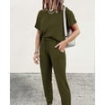 thumbnail image 3 of Conjunto Deportivo PRETTYGARDEN 2025 para Mujer, Set de Ropa Casual Verde Militar XXL, 3 of 6