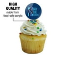 thumbnail image 3 of Farscape Zotoh Zhaan Bald Blue Beautiful Cupcake Picks Toppers Decoration Set of 6, 3 of 7