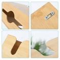 thumbnail image 4 of Caja de papel para colgar en la pared del inodoro de madera de bambú natural-29 * 11.5 * 19 cm Adepaton LL-0250, 4 of 5