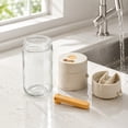 thumbnail image 3 of 180ml Glass Seasoning Jar with Measuring Dispensing Lid, Kitchen Spice Shaker and Pour Bottle with Airtight Seal, Refillable Condiment Container for Salt, Sugar, Pepper and Seasonings, 3 of 5