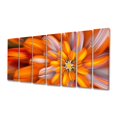 thumbnail image 2 of Designart - Massive Orange Fractal Flower - Floral Canvas Art Print, 2 of 3