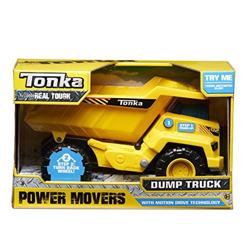 Tonka 8045 Power Movers Dump Truck Toy Vehicle Yellow 