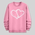 thumbnail image 4 of BEFOKA Long Sleeve Shirts For Men Crewneck Sweatshirt Valentine'S Day Love Heart Printed Black Sweatshirt Going Out Top Winter Blouses For Men Graphic Plus Size Shirt Vacation Tees Gift Tshirts, 4 of 6