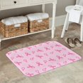 thumbnail image 7 of Pofeuu Breast Cancer Awareness 1 Print Flannel Doormats Rug16"x24"Rug Washable Doormats Indoor Outdoor Rugs for Layered Front Door Mats, Porch, Kitchen, Entryway, 7 of 7