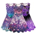 thumbnail image 6 of YTDSCS Kids Youth Summer Dresses 4-13Years Sleeveless Printed Skirt Casual Dress Toddler Versatile Comfortable Breathable Floral Print Soft Dress A-Line Skirt for 4-13Years, 6 of 7