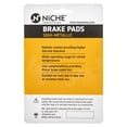 thumbnail image 6 of Niche Complete Semi-Metallic Brake Pad Set for Yamaha XT250 Motorcycle MK1002665, 6 of 9