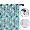 thumbnail image 4 of Blackout Kids Curtains,Halloween Ghosts and Bats Pattern Childrens Insulated Curtains Set Of 2,Bedroom Essentials,Toddler Room Decor 42"x54", 4 of 5