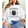 thumbnail image 3 of Abandoned Fishing Wives Social Club Sweatshirt for Women Funny Fisherman's Wife Pullover White Sweatshirt Adult Small, 3 of 4