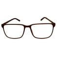 thumbnail image 4 of Jones New York Mens Metal Brown Rectangle Eyewear Frame, J527 54mm, 4 of 5