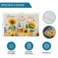 thumbnail image 6 of Yellow Sunflowers Placemats Set of 4, Daisy Bees Elegant Farmhouse Floral Placemats for Dining Table, Place Mats for Kitchen Tabletop, Waterproof Wipeable Dining Table Mats Set, 6 of 9