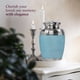 thumbnail image 5 of Urna Trupoint Memorials, azul claro, 25 x 15 cm, grande, para adultos, 5 of 6