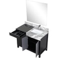 thumbnail image 6 of Lexora Home Zilara 42" Single Marble Top Bathroom Vanity with Mirror and Faucet, 6 of 16