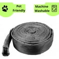 thumbnail image 2 of Universal 30 Central Vacuum Hose Cover - Padded, Machine Washable, Easy Install with Zipper - Stylish Grey Protection for Your Vacuum System, 2 of 4