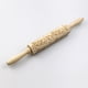 thumbnail image 3 of Delicado madera rodante pin alces dibujos animados escultura utensilios de cocina de madera para hornear suministros para hornear esenciales de cocina Regalo de Navidad 2 PCS Inevent HA011529-00, 3 of 7