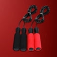 thumbnail image 4 of EeaseCA 1 Bag 5pcs Skip Rope With Sponge Handle Students Jump Rope Bearing Skipping Ropes Gym Workout Equipment (Red), 4 of 8
