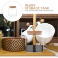 thumbnail image 3 of Shisuyan Bocaux de Rangement en Verre avec Couvercles Transparents 1 Pcs 4.1*3.9*3.9 Po, 3 of 9