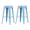Blue, variant on Furniture of America Ridlon Metal 30-Inch Bar Stool in Blue (Set of 2)