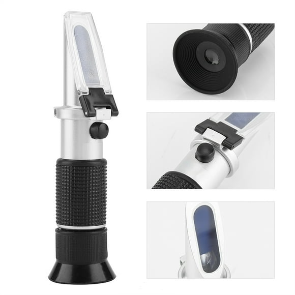 Portable Grape Scale Refractometers, Wine Refractometers Refractometer Hand Held Wine Alcohol Refractometers 0-25% Vol 0-40% Brix 0-22 Baume Wine Making Kit