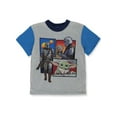 thumbnail image 2 of AME Sleepwear Boys Star Wars the Mandalorian Blue 3 Piece Pajama Set (8), 2 of 3