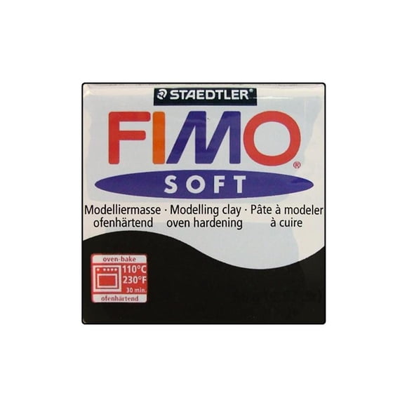 Fimo Soft Clay 57Gm Black