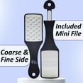 thumbnail image 2 of 3 in 1 Foot File, Double Sided Foot Scrubber, Callus Remover, Pedicure Foot Spa Products, Pedicure Tools for Feet, Dead Skin Scraper Foot Care, The Foot Medic, 2 of 6