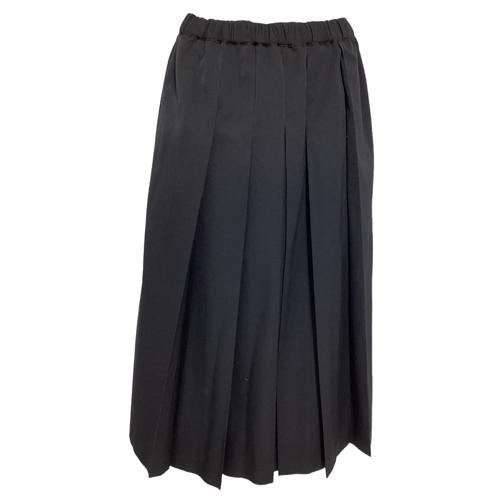 Plus Size Modest Stretch Knee Length Pencil Skirt in Cotton Spandex White / 24