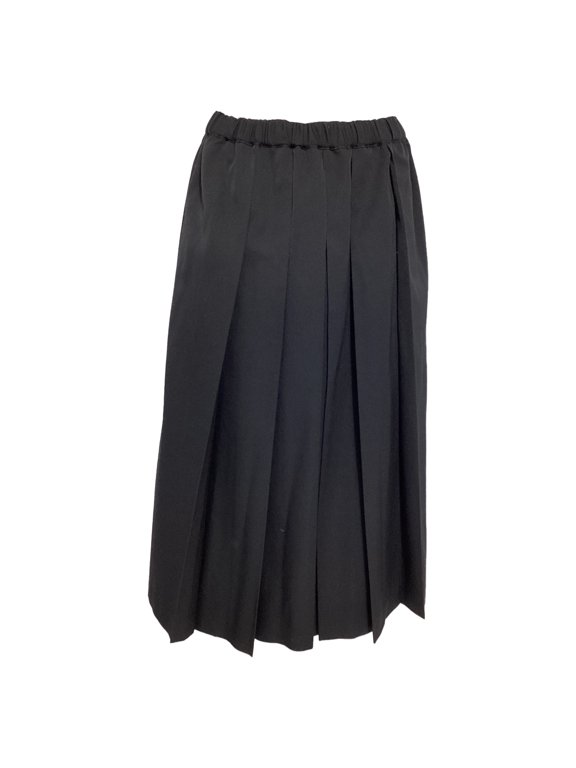Pre-Owned Comme des Garçons Pleated Skirt in Black Wool
