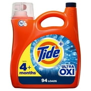 Tide Ultra Oxi Liquid Laundry Detergent, 94 Loads, 146 fl oz
