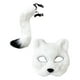 thumbnail image 5 of Conjunto de accesorios de cola de máscara de gato falso, accesorios de disfraces de cosplay de animales para espectáculos escénicos Blanco, 5 of 8